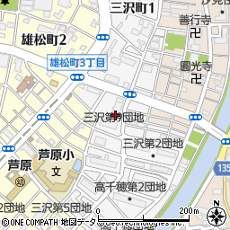 三沢第９団地周辺の地図