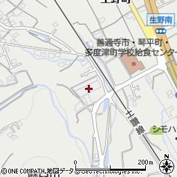 香川県善通寺市生野町586周辺の地図