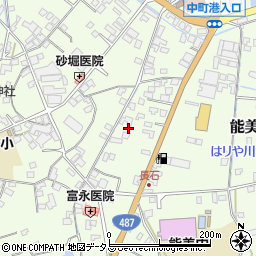 広島県江田島市能美町中町4875周辺の地図