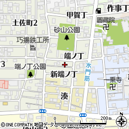 和歌山県和歌山市出口新端ノ丁8周辺の地図
