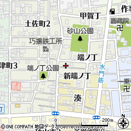 和歌山県和歌山市出口新端ノ丁4周辺の地図