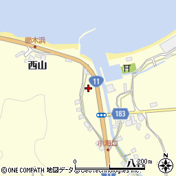 徳島県鳴門市北灘町櫛木井ノ尻14周辺の地図