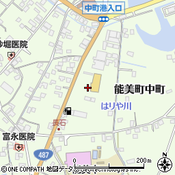 広島県江田島市能美町中町4845周辺の地図