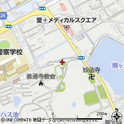 香川県善通寺市生野町2468周辺の地図