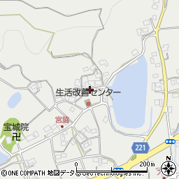 香川県三豊市三野町大見甲-2888周辺の地図
