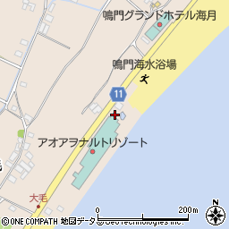 徳島県鳴門市鳴門町土佐泊浦大毛16-260周辺の地図