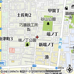 和歌山県和歌山市出口新端ノ丁1周辺の地図