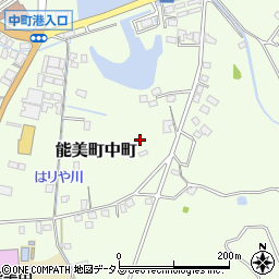 広島県江田島市能美町中町4783周辺の地図