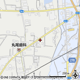 香川県丸亀市綾歌町岡田上1647-3周辺の地図
