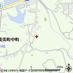 広島県江田島市能美町中町4103周辺の地図