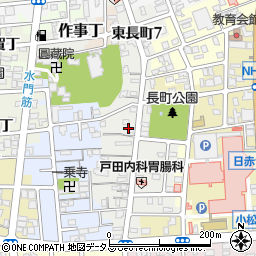 和歌山県和歌山市東長町周辺の地図