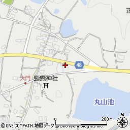 香川県三豊市三野町大見甲-5192周辺の地図