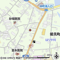 広島県江田島市能美町中町4872周辺の地図