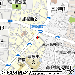 和歌山葦原郵便局周辺の地図