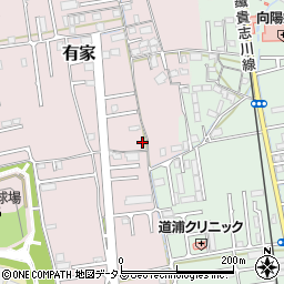 和歌山県和歌山市有家323周辺の地図