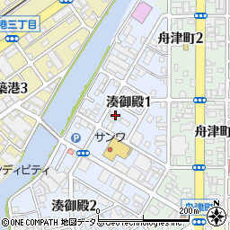 和歌山県和歌山市湊御殿1丁目周辺の地図