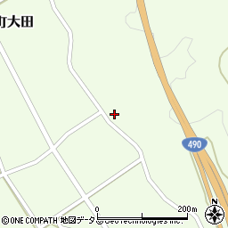 山口県美祢市美東町大田山根周辺の地図