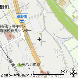 香川県善通寺市生野町403周辺の地図