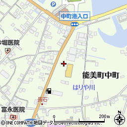 広島県江田島市能美町中町4878周辺の地図