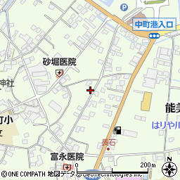 広島県江田島市能美町中町4909-2周辺の地図