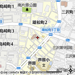 和歌山県和歌山市雄松町3丁目周辺の地図