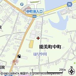 広島県江田島市能美町中町4825周辺の地図
