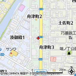 和歌山県和歌山市舟津町周辺の地図