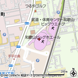 和歌山ビッグホエール周辺の地図
