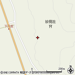 山口県山口市徳地八坂374周辺の地図