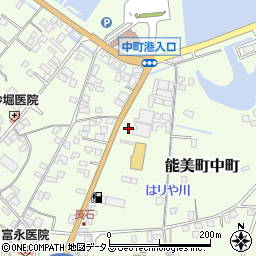 広島県江田島市能美町中町4850周辺の地図