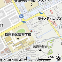 香川県善通寺市生野町2151周辺の地図