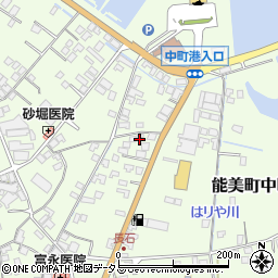 広島県江田島市能美町中町4867周辺の地図