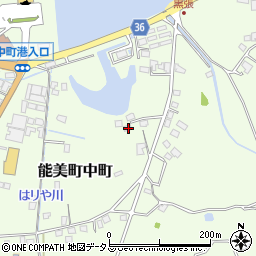 広島県江田島市能美町中町4763周辺の地図