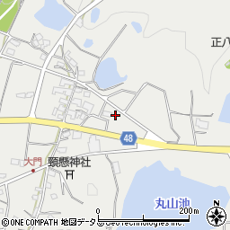 香川県三豊市三野町大見甲-5161周辺の地図