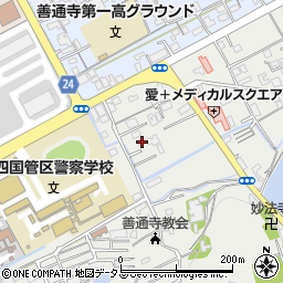 香川県善通寺市生野町1839周辺の地図