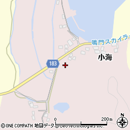 徳島県鳴門市瀬戸町北泊小海周辺の地図