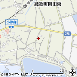 香川県丸亀市綾歌町岡田東2201-2周辺の地図