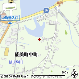 広島県江田島市能美町中町4766周辺の地図