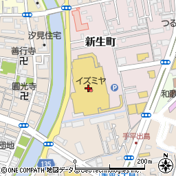 とんかつ新宿さぼてん和歌山イズミヤ店周辺の地図
