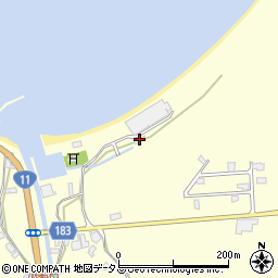 徳島県鳴門市北灘町櫛木浜田2-1周辺の地図