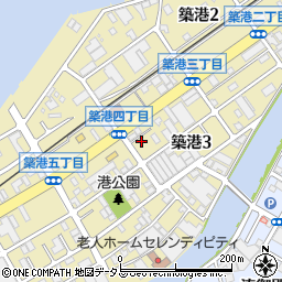 和歌山港線周辺の地図