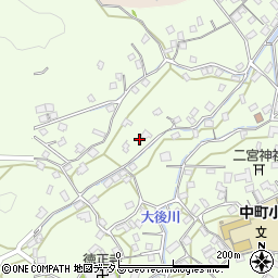 広島県江田島市能美町中町1432-5周辺の地図