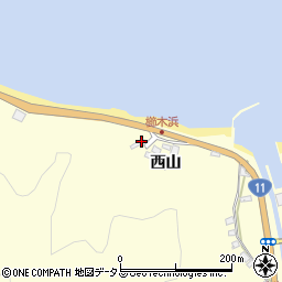 徳島県鳴門市北灘町櫛木西山192周辺の地図