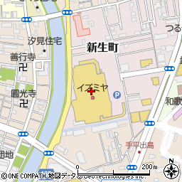 ぴえろ和歌山店周辺の地図