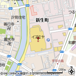 イズミヤ和歌山店周辺の地図