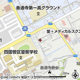 香川県善通寺市生野町1840周辺の地図