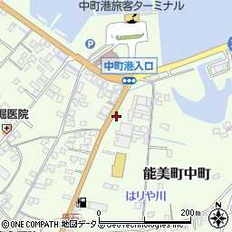 広島県江田島市能美町中町4853周辺の地図