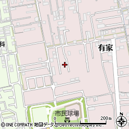 和歌山県和歌山市有家281-18周辺の地図