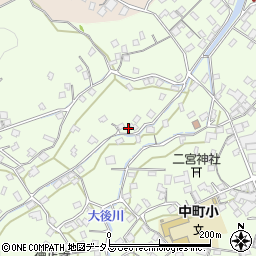 広島県江田島市能美町中町1437-2周辺の地図