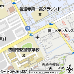 香川県善通寺市生野町2147周辺の地図